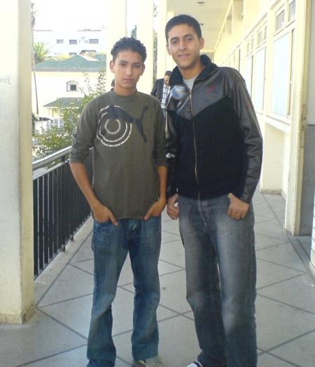 me and  mouhcine